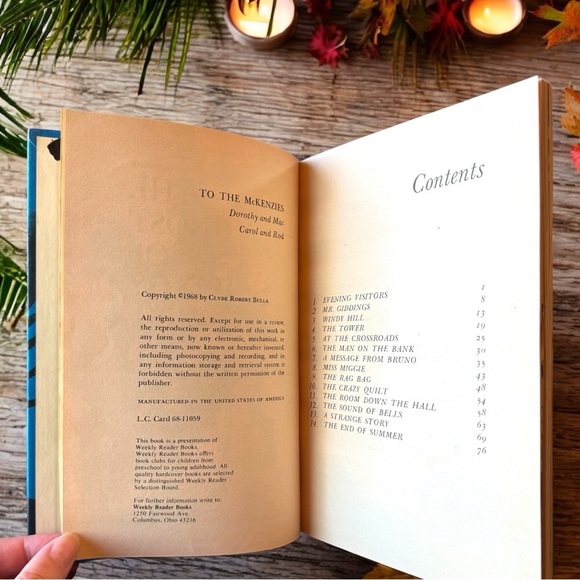 VINTAGE 1968 The Ghost of Windy Hill Hardcover by Clyde Robert Bulla - Picture 6 of 10